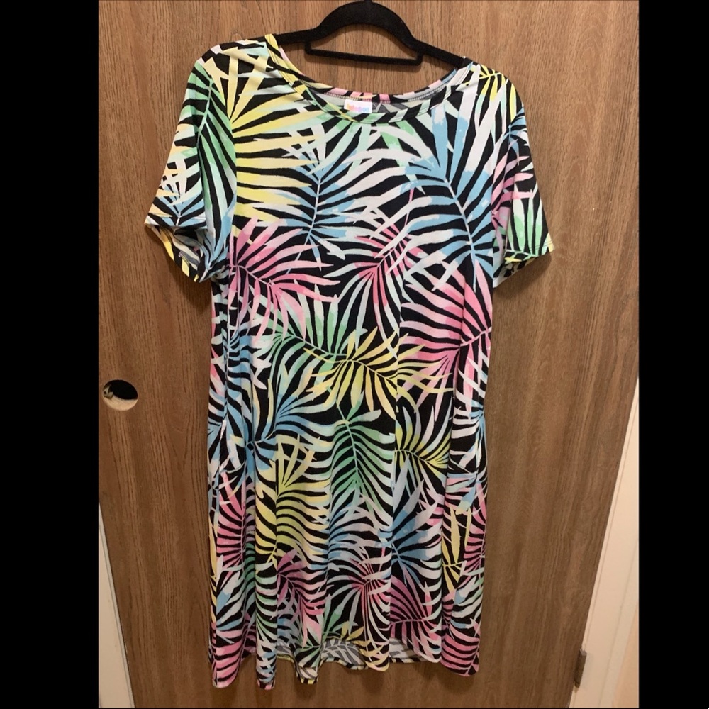 LulaRoe Palm Leaf Dress
